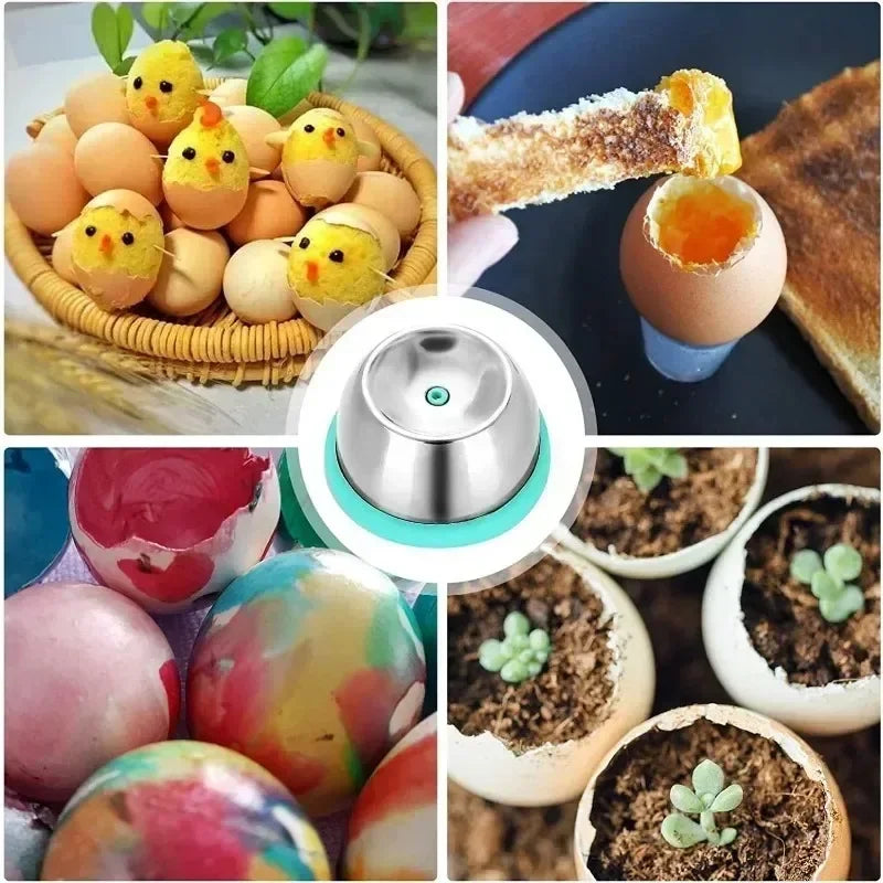 Stainless Steel Egg Piercer – Easy Peel & No-Crack Boiling
