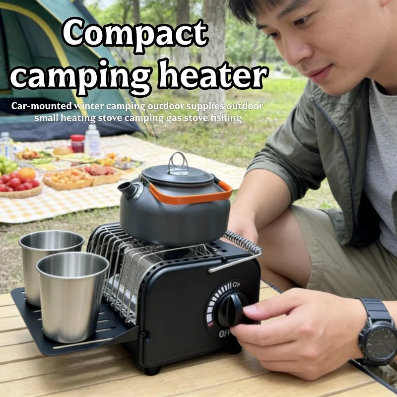 Portable Butane Camping Heater & Stove | 1200W Multifunctional