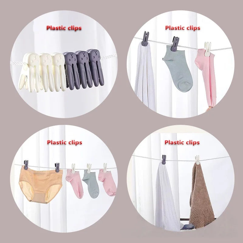 Heavy Duty Clothespins 12 Pack – Windproof No-Trace Laundry Clips