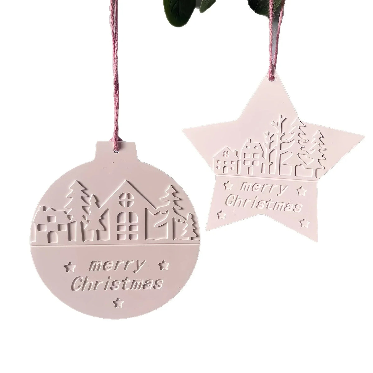 Christmas Silicone Ornament Molds – DIY Heart Star Tree Shapes