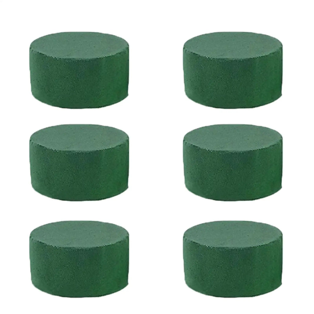 6-Pack Green Floral Foam Blocks | Wet & Dry Flower Arrangement