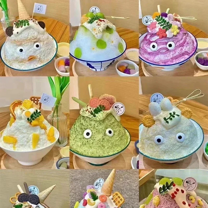 Commercial Korean Snowflake Shaved Ice & Ice Cream Machine 180KG