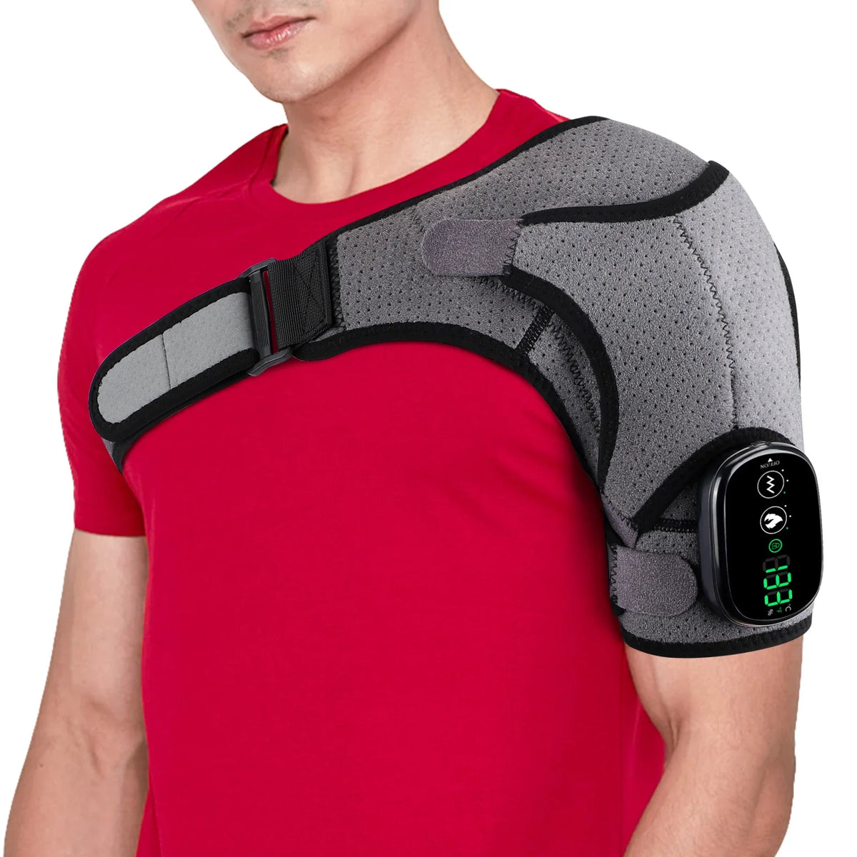 Electric Heated Shoulder Wrap – Adjustable Massaging Brace Shawl