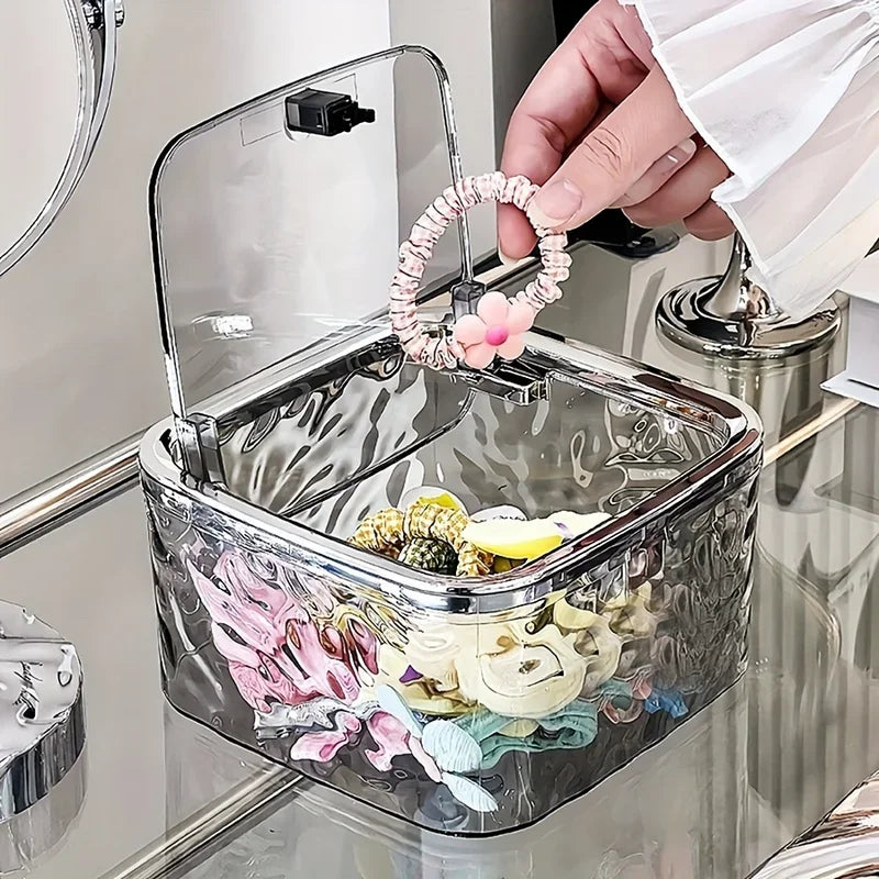 Hair Accessories Organizer Storage Box Clear Acrylic Tie Headband