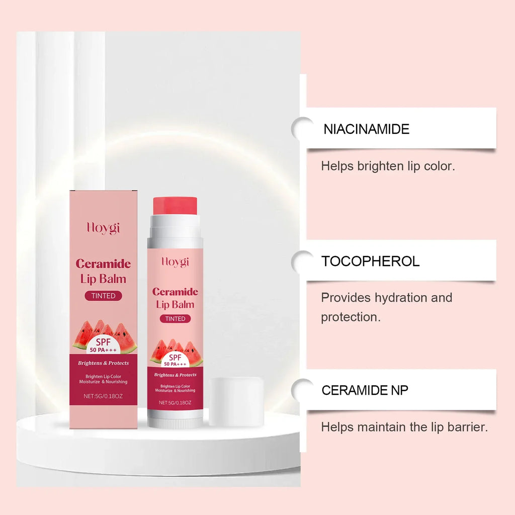 Hoygi SPF 50+ Lip Balm – Kojic Acid, Ceramide & Beetroot