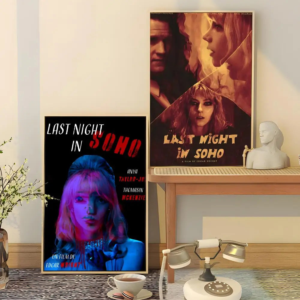 Last Night in Soho Movie Poster Waterproof PVC Stickers