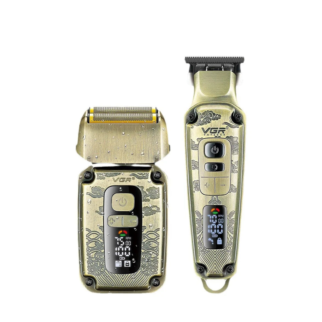 VGR V-641 2-in-1 Hair Clipper & Beard Trimmer Set | 240 Min