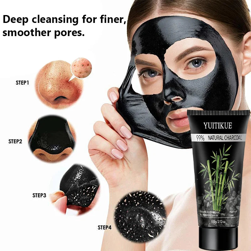 YUITIKUE Bamboo Charcoal Peel-Off Mask – Niacinamide 60g