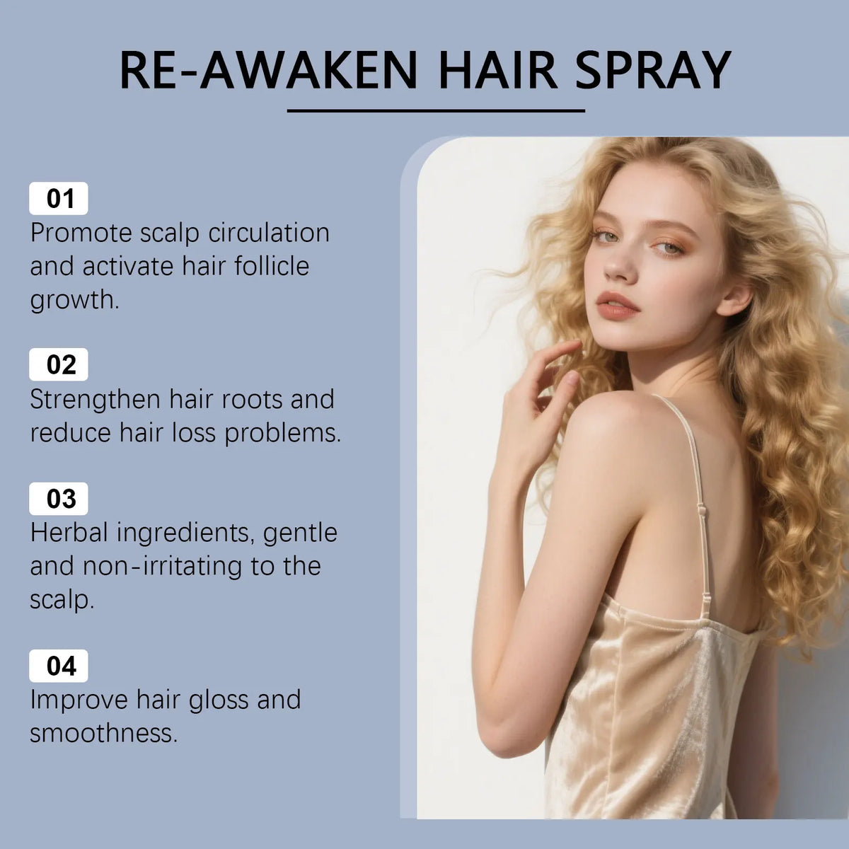 Hair Nourishing Spray – Strengthens Follicles & Adds Shine