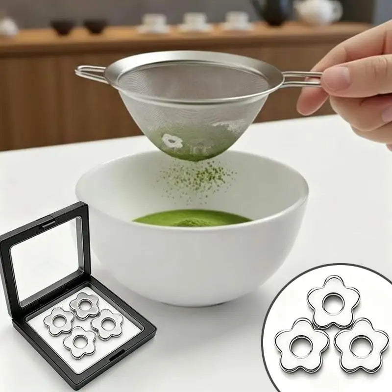 Stainless Steel Matcha Sifter – Anti-Caking Tea Ceremony Tool