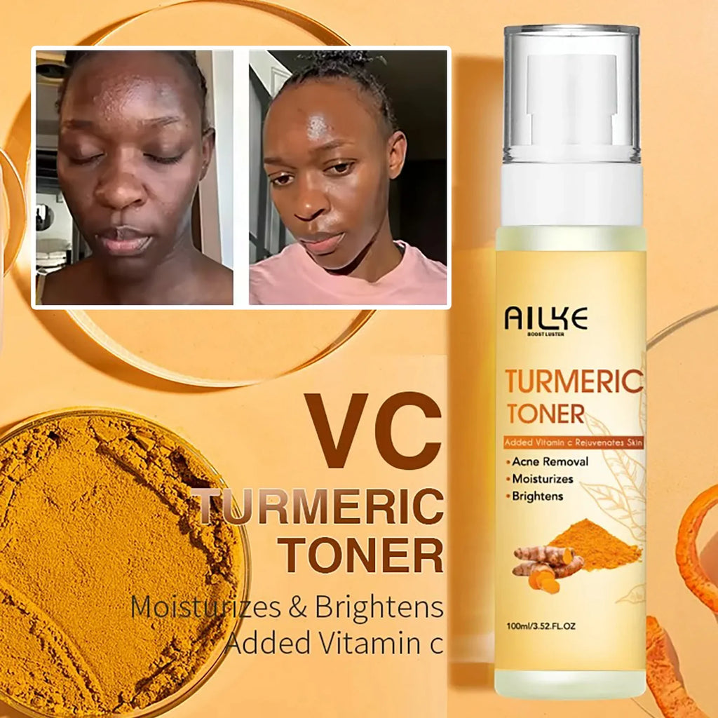 AILKE Organic Turmeric 5-in-1 Skin Care Kit – Brighten & Glow
