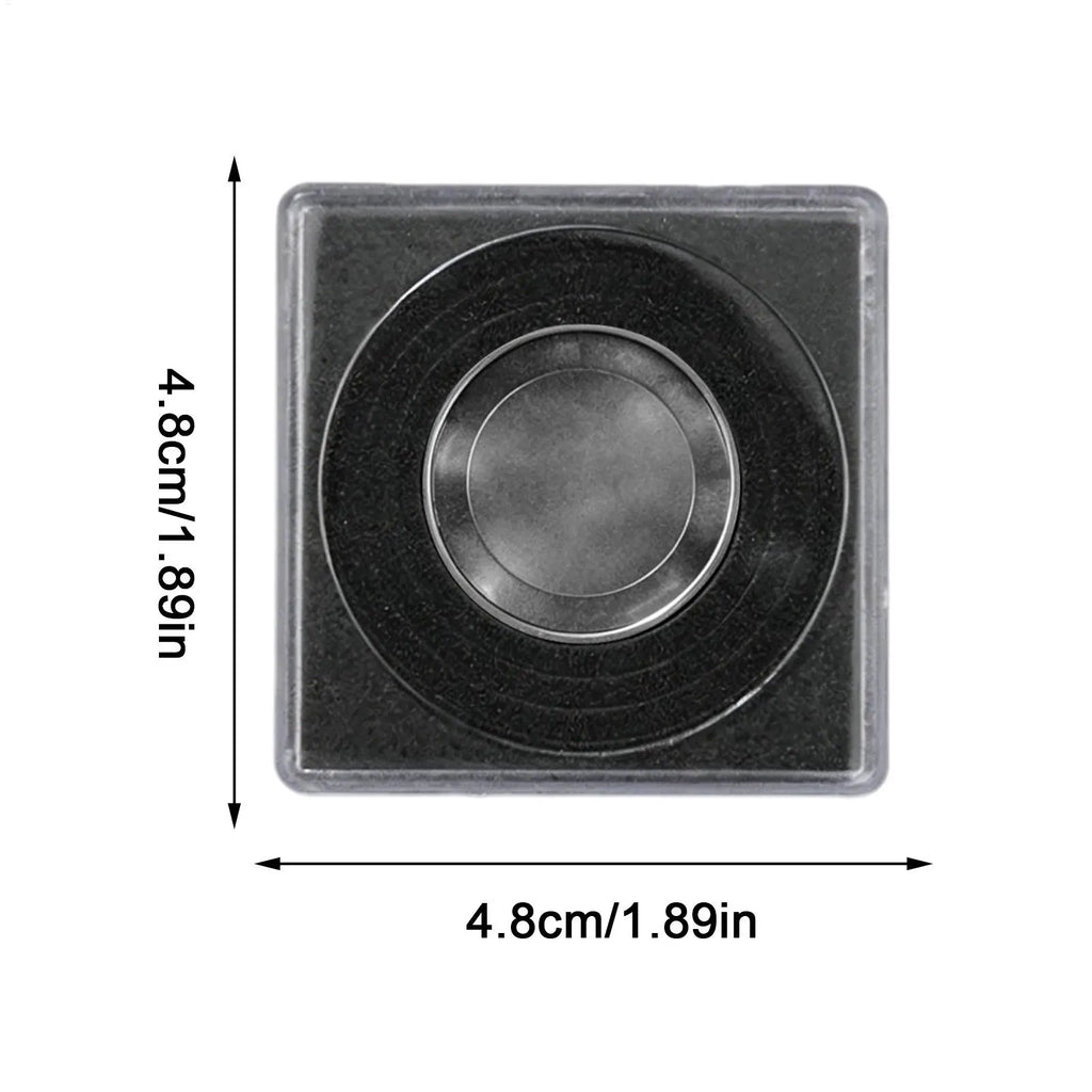 Clear Acrylic Coin Capsule Holders – 20pc Shockproof Display