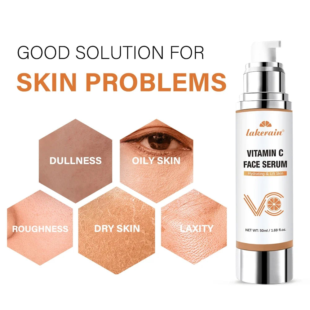 Vitamin C Face Serum – Dark Spot, Hyaluronic Acid & Anti-Aging
