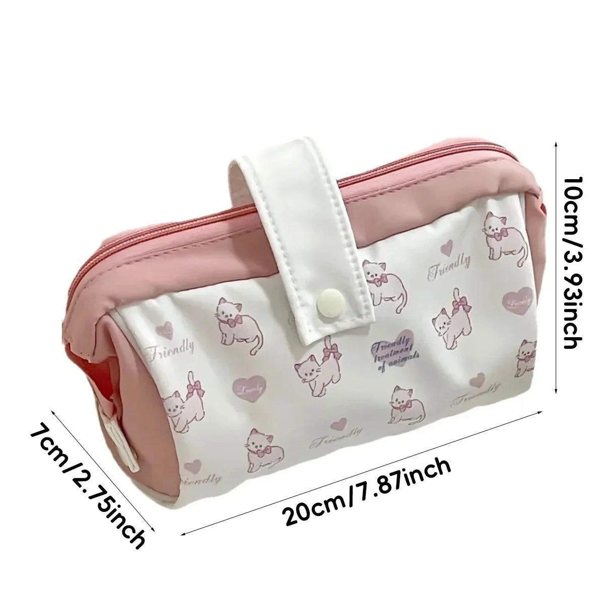Japanese Dog Pencil Bag – Large Capacity Stationery Pouch