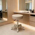 Lifting Rotating Salon Stool with Wheels | Barber & Manicure