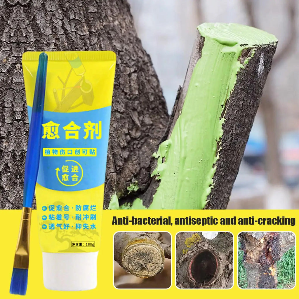 Tree Pruning Sealer & Grafting Compound with Brush – 100g