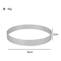 Stainless Steel Perforated Mousse Cake Ring | Multi-Size Mold