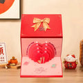 6 10 Slots Birthday Red Envelope Wish Lucky 3D Folding Cake Greeting