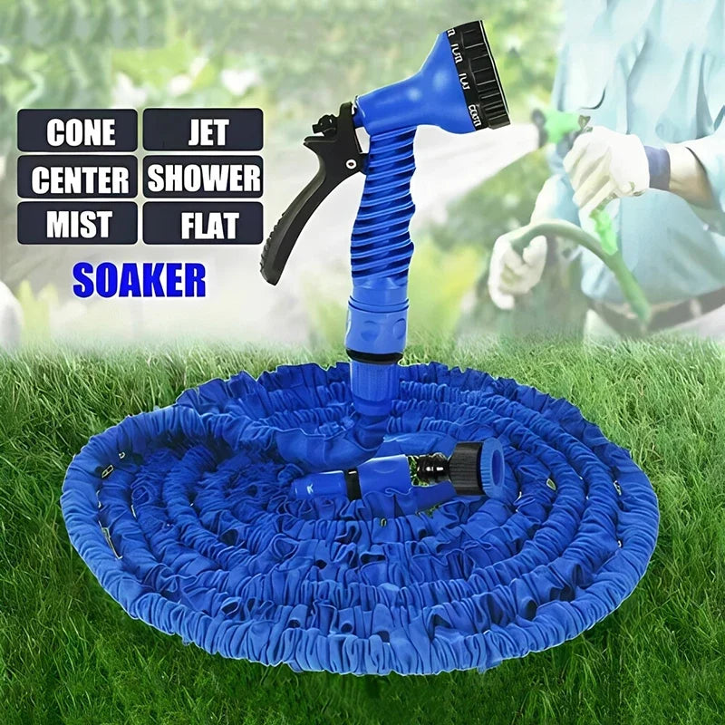 25-75 Ft Household Magic Hose Flexible Water Spray Car Washing