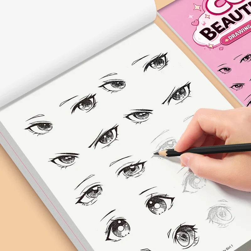 Anime Girl Drawing Book Beginners Character Sketching Practice Guide