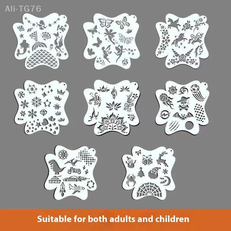 Reusable Face Paint Stencils – Body Art Templates for Parties