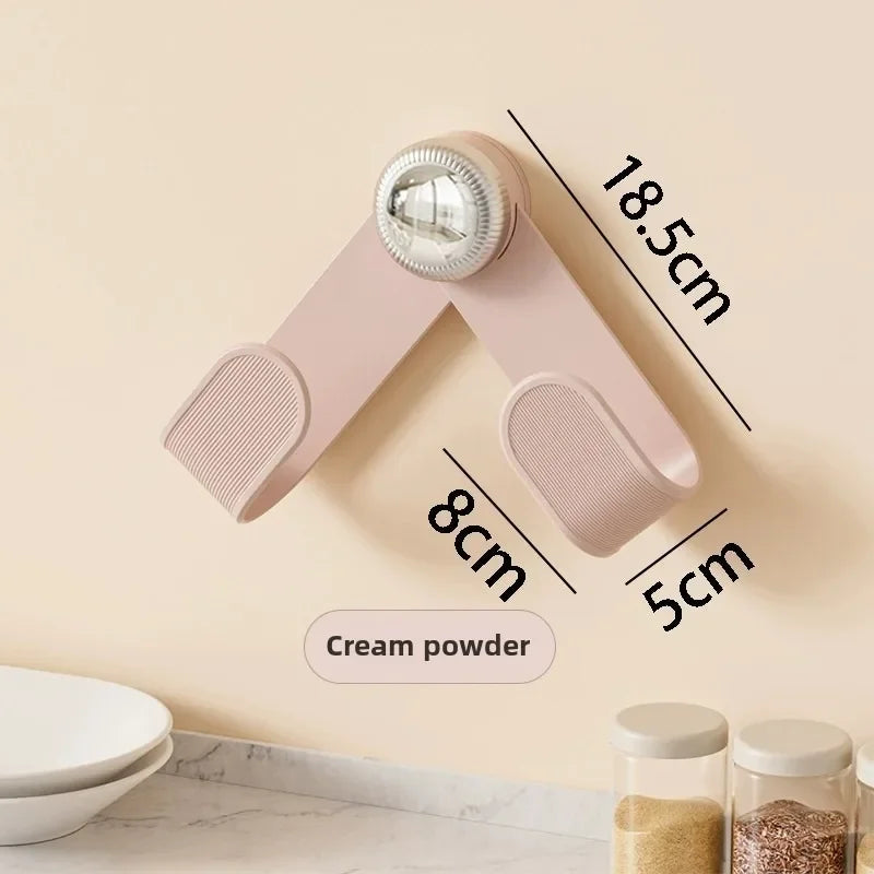 Wall-Mounted Suction Cup Pot Lid & Cutting Board Rack
