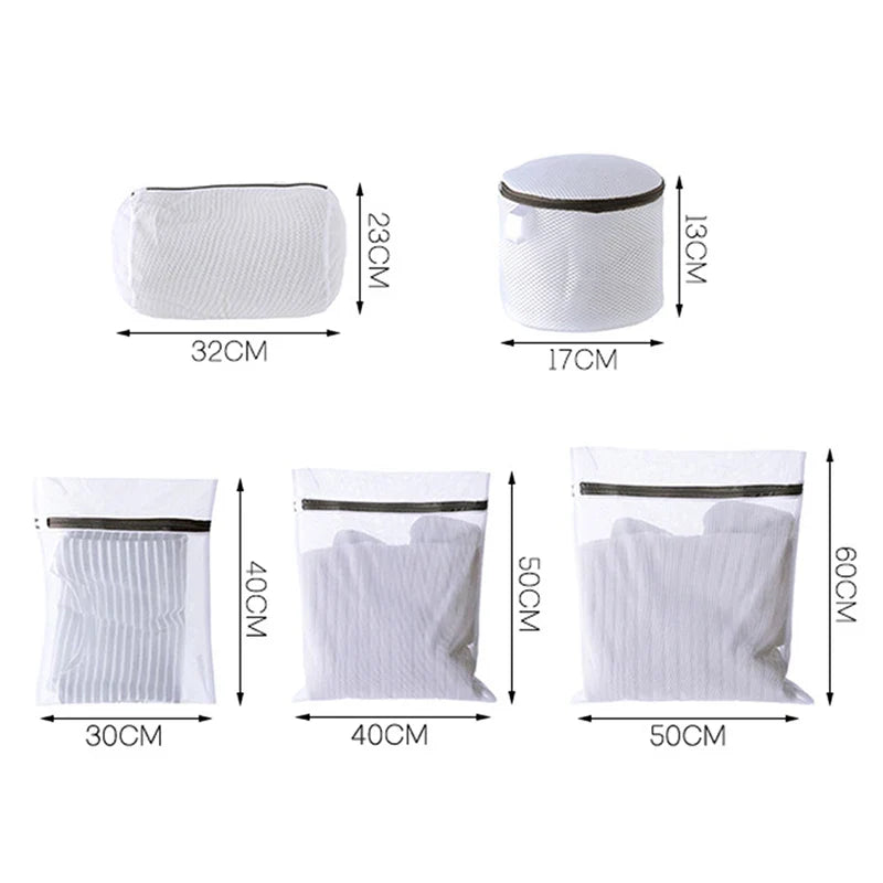 Mesh Laundry & Travel Storage Bags for Clothes – 2/3/5 Pack