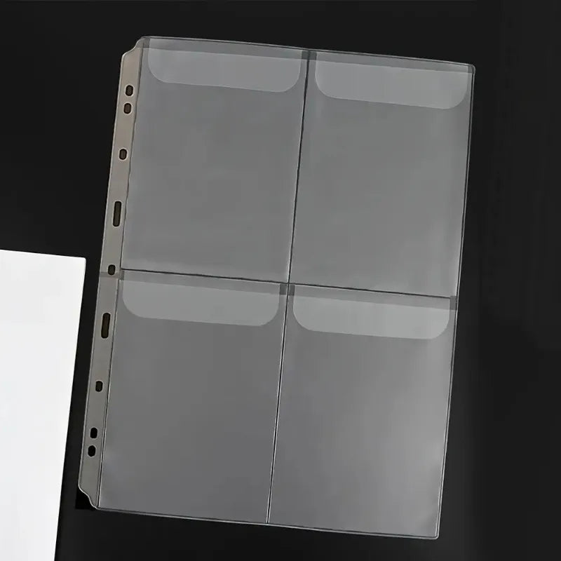 A4 Binder Pockets 12 PCS – Cash Envelope & Document Organizer