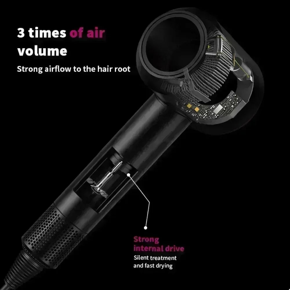 5-in-1 Ionic Hair Dryer | Thermostatic, Hot & Cold Air, 1600W
