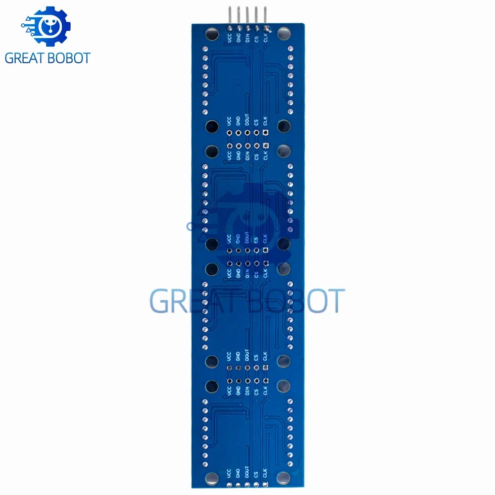 MAX7219 4-in-1 Dot Matrix Module for Arduino – 5P Cable