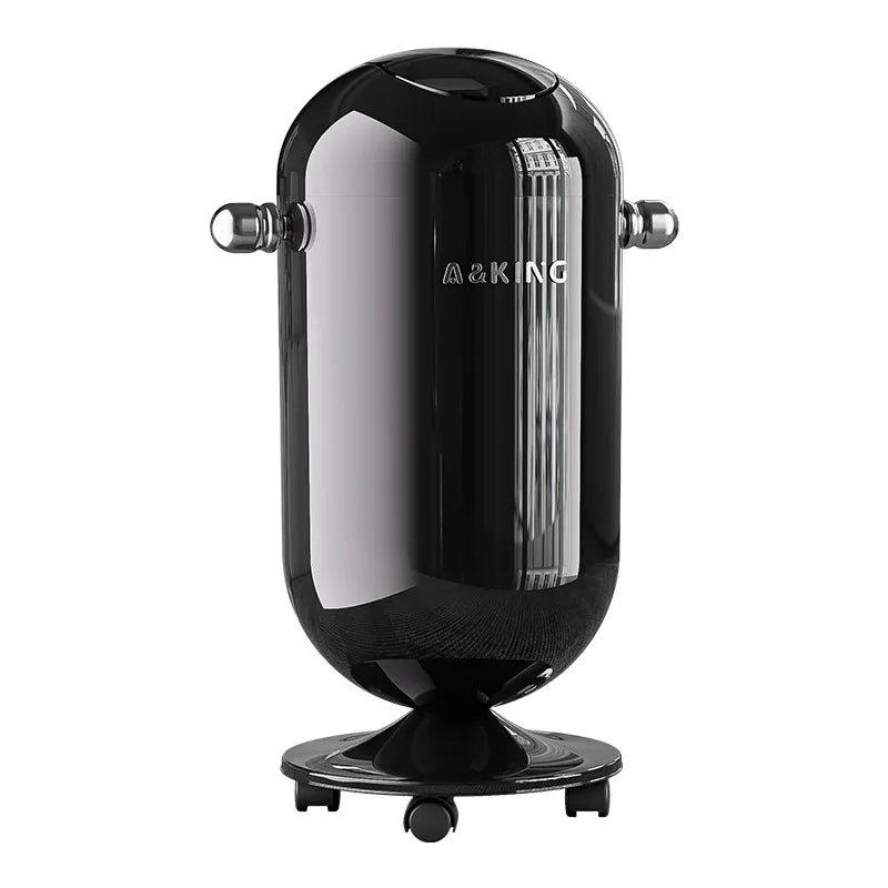 Touch-Free Stainless Steel Trash Can | Large Capacity Floating Lid