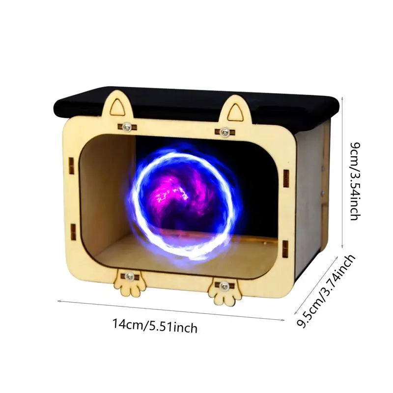 Phone Hologram Projector Wooden Mini DIY Cardboard Home Cinema