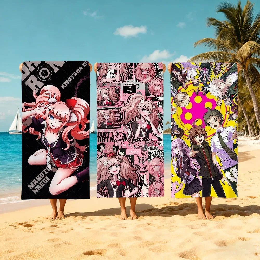 Danganronpa Anime Quick-Dry Beach Towel | Soft Microfiber