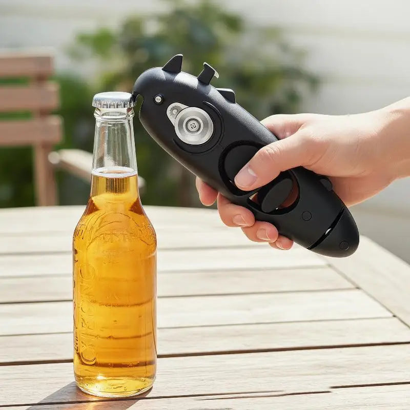 Heavy Duty 8-in-1 Kitchen Can Opener – Stainless Steel