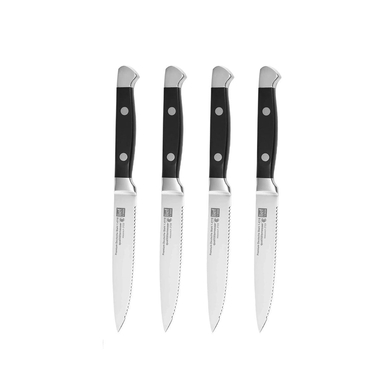 Stainless Steel Steak Knife & Fork Set – 4, 6 or 8 Piece