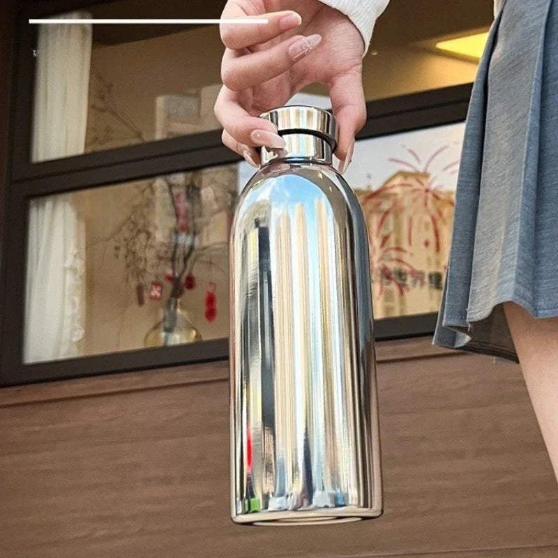 Mirror-Finish Stainless Steel Insulated Travel Cup 500ml