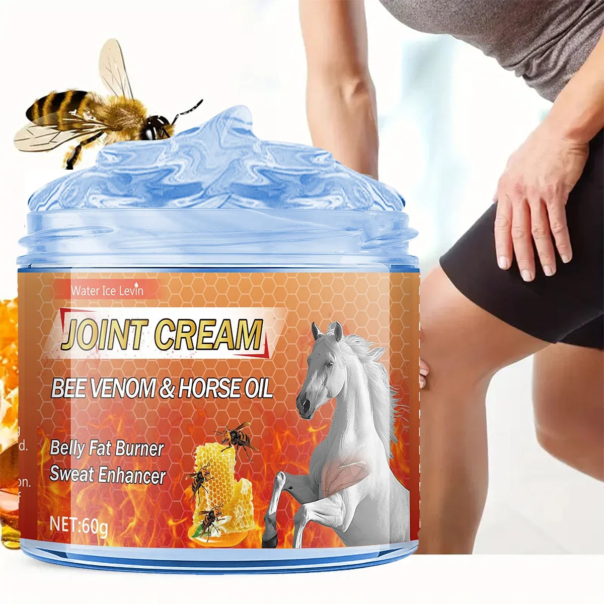 Bee Venom & Horse Oil Muscle Cream – Arnica & Ginger 60g