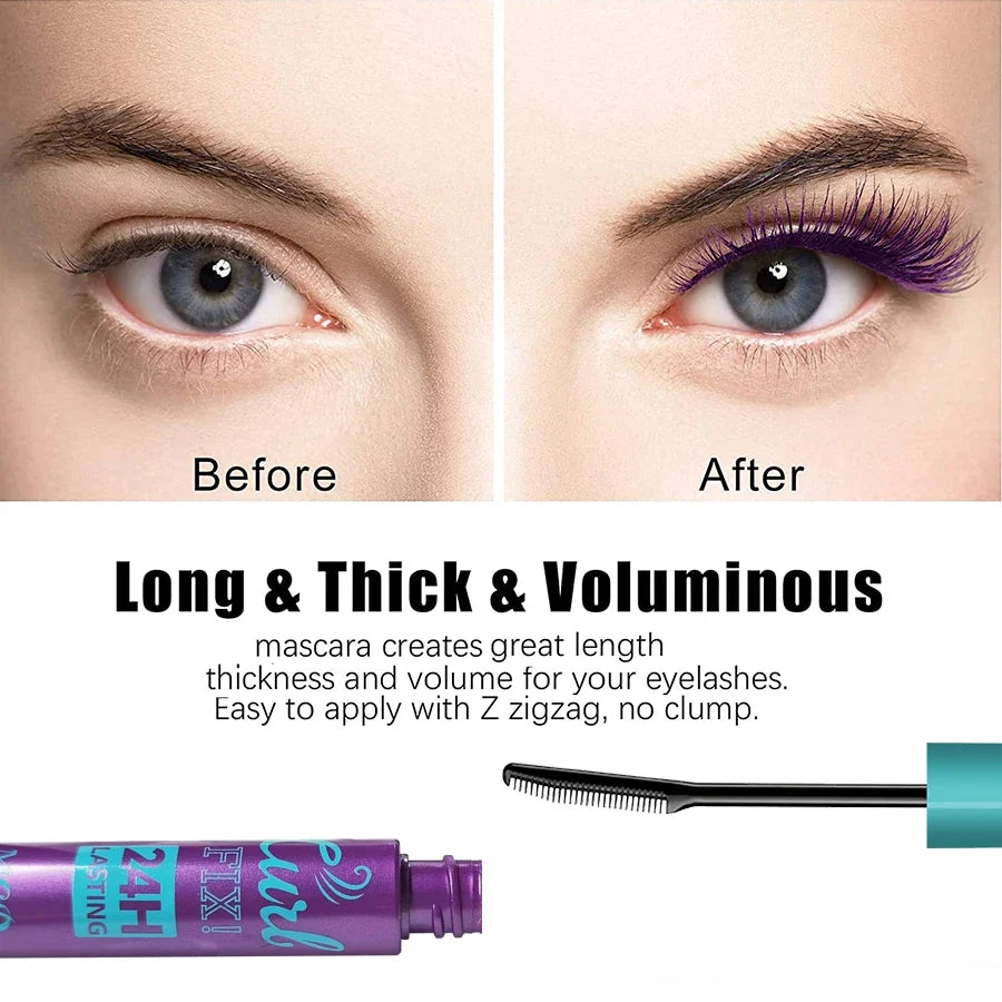 MCD Colorful Waterproof Mascara – Curling & Lengthening Lashes