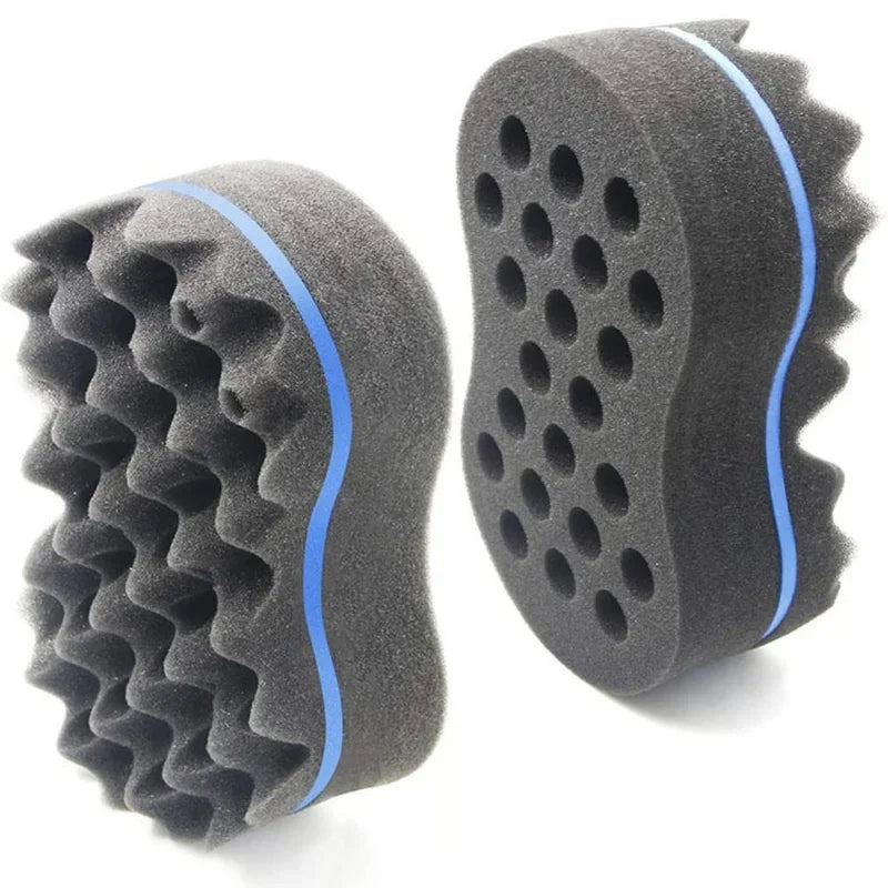 Double-Sided Curl Sponge Brush | Afro Twist & Wave Styler