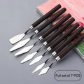 Stainless Steel Palette Knife Set – Oil Painting Spatula Tools