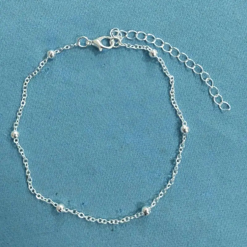 Bohemian Double Heart Anklet – Layered Ankle Bracelet for Women