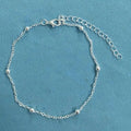 Bohemian Double Heart Anklet – Layered Ankle Bracelet for Women