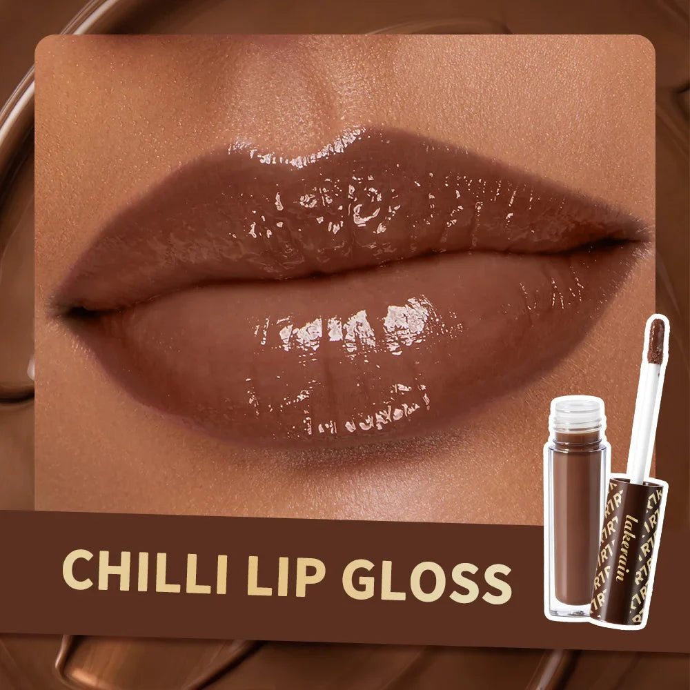 Chocolate Chilli Lip Gloss – Plumping Mirror Finish Gloss