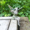 Flute Fairy Resin Garden Statue – Angel Sculpture Decor