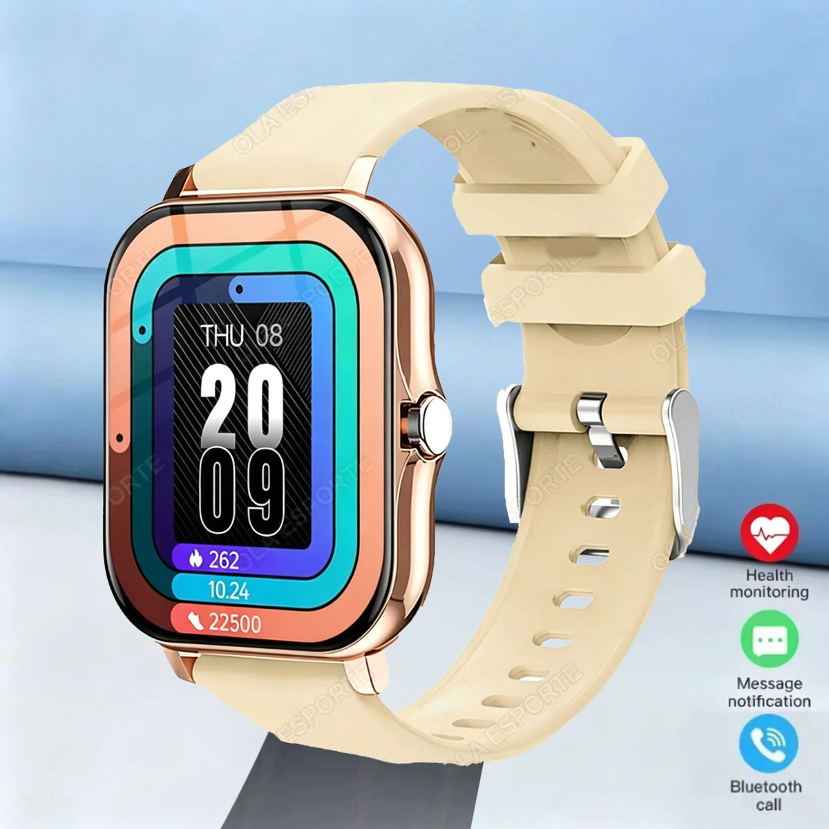 Sport Smart Watch Fitness Clock Health Monitor Waterproof Smartwatch