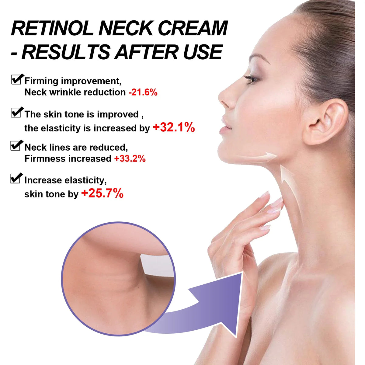 Retinol Neck Firming Cream – Moisturizing & Smoothing 40ml