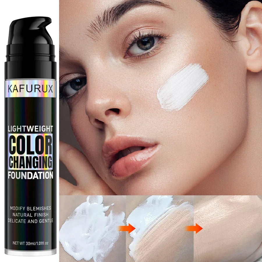 KAFURUX Color-Adapting Liquid Foundation | Matte & Hydrating