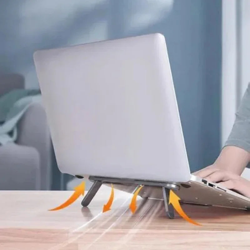 Foldable Ergonomic Laptop Stand | Portable Notebook Riser