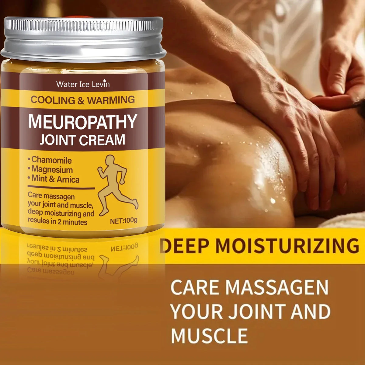 Magnesium & Arnica Joint Cream – Cooling & Warming Formula 100g