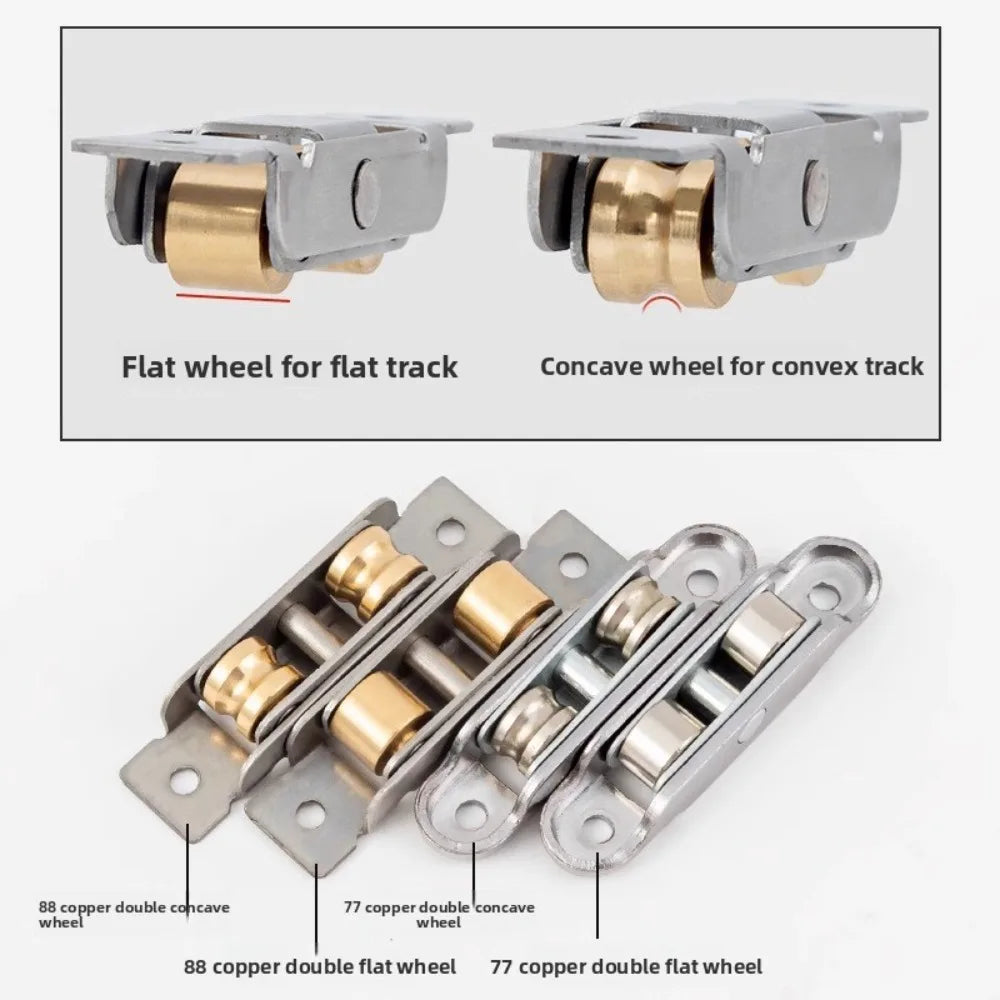 Stainless Steel Sliding Door Roller Pulley | Silent Track Runner